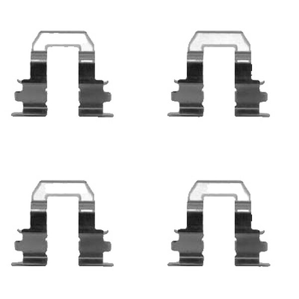 Zubehörsatz Scheibenbremsbelag METZGER passend für u.a. TOYOTA COROLLA