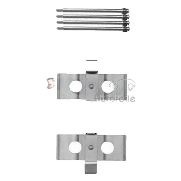 Zubehörsatz Scheibenbremsbelag METZGER für u.a. MERCEDES-BENZ SL