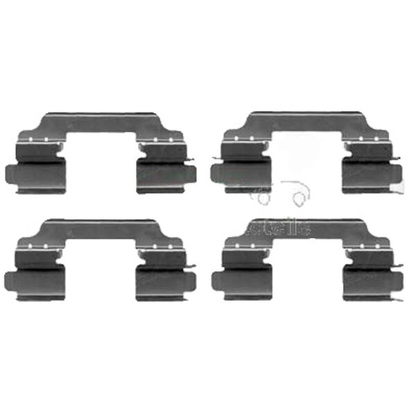 Zubehörsatz Scheibenbremsbelag METZGER für u.a. MERCEDES-BENZ C-KLASSE