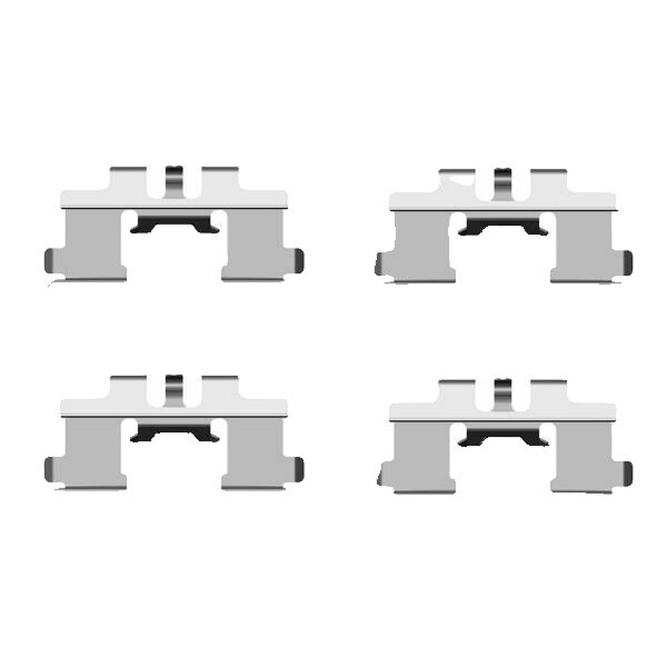 Zubehörsatz Scheibenbremsbelag METZGER passend für u.a. CITROËN C-ZERO