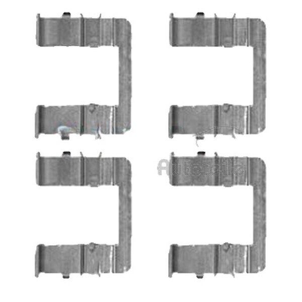 Zubehörsatz Scheibenbremsbelag METZGER passend für u.a. HYUNDAI H-1