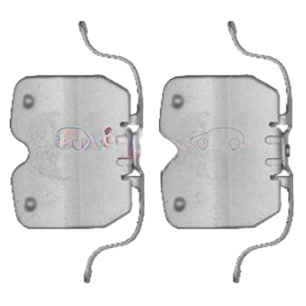 Zubehörsatz Scheibenbremsbelag METZGER IAM-Expertise passend für u.a. BMW X5