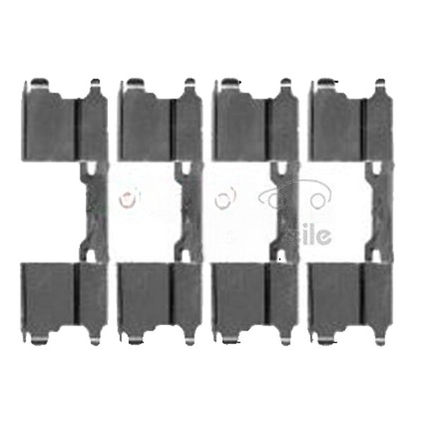 Zubehörsatz Scheibenbremsbelag METZGER für u.a. MERCEDES-BENZ VITO