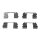 Accessory Kit Disc Brake Pads METZGER suitable for e.g. IVECO DAILY