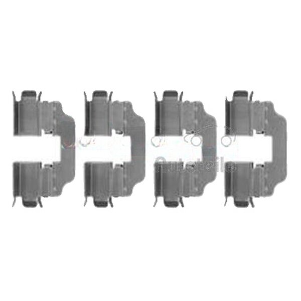 Zubehörsatz Scheibenbremsbelag METZGER passend für u.a. RENAULT MEGANE