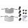 Accessory kit disc brake pad METZGER for BMW 5 (E60)