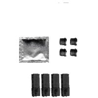 Zubehörsatz Scheibenbremsbelag METZGER passend...