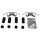 Accessory kit, disc brake pad METZGER for MERCEDES E-KLASSE (W212)