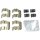 Accessory kit, disc brake pad METZGER for LEGACY IV