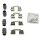 Accessory kit, disc brake pad METZGER for MERCEDES GLE Coupe