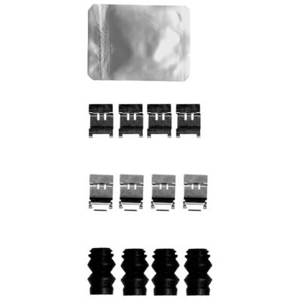 Accessory kit, disc brake pad METZGER for TOYOTA COROLLA notchback