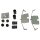 Accessory set disc brake pad METZGER for MASERATI GHIBLI III
