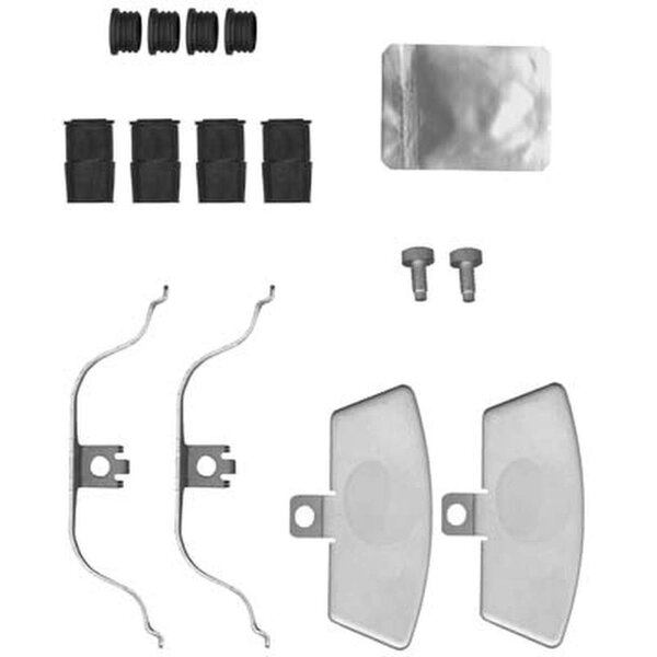 Zubehörsatz Scheibenbremsbelag METZGER IAM-Expertise passend für u.a. AUDI A6
