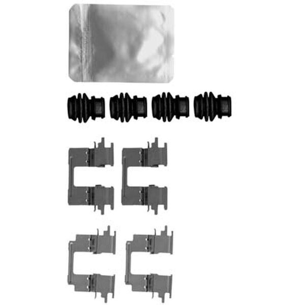 Accessory Kit Disc Brake Pads METZGER suitable for e.g. MITSUBISHI ASX