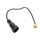 Brake pad wear warning contact, rear disc brake METZGER for DAILY IV