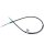 Parking brake cable rear left METZGER for FORD TRANSIT V363