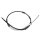 Parking brake cable, rear left disc brake METZGER for FIAT 500L (351_)