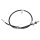 Parking brake cable rear left disc brake METZGER for i10 II