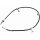 Parking brake cable rear left disc brake METZGER for KIA RIO III