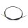 Parking brake cable rear left disc brake METZGER for OPEL VIVARO B
