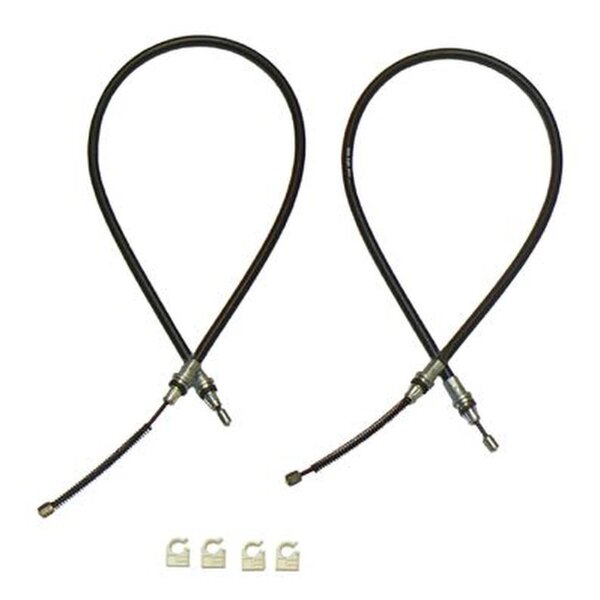 Parking brake cable rear drum brake METZGER for SMART CABRIO (450)