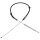 Parking brake cable rear left drum brake METZGER for OPEL CORSA B