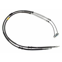 Parking brake cable rear drum brake METZGER for OPEL CORSA D