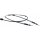 Parking brake cable rear METZGER for OPEL INSIGNIA A