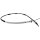 Parking brake cable rear left disc brake METZGER for ALFA ROMEO MITO