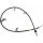 Parking brake cable rear left disc brake METZGER for ix20 (JC)