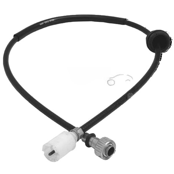 Speedometer Cable 890 mm METZGER Aftermarket-Expertise fits FIAT UNO