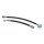 Brake hose 316mm METZGER for HONDA CIVIC VIII