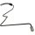 Brake hose rear left inner METZGER for FORD MONDEO IV
