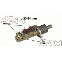 Master brake cylinder METZGER for VW GOLF II