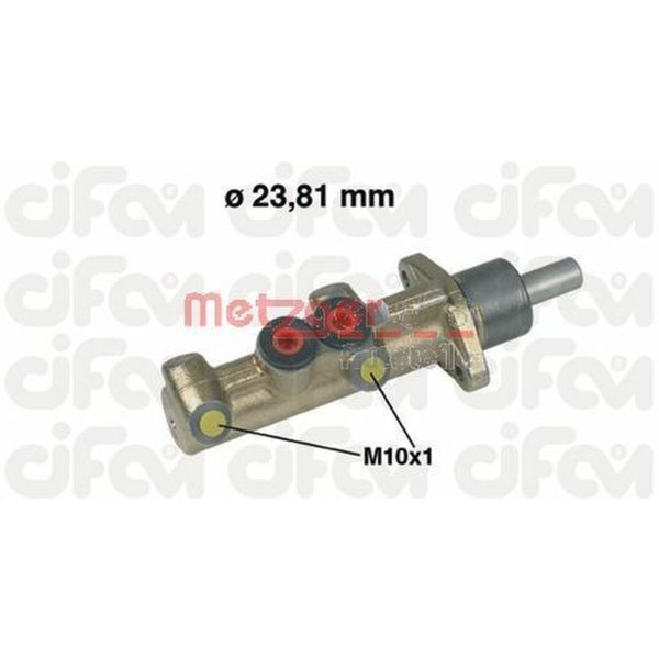 Master brake cylinder METZGER for MERCEDES VITO Bus