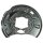 Brake disc splash guard rear left METZGER for MERCEDES E-KLASSE (W211)