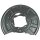 Spray Plate Brake Disc rear left sheet steel METZGER for e.g. MB E-CLASS