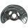 Brake disc splash guard front left METZGER for MERCEDES E-KLASSE (W211)