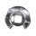 Brake disc splash guard rear left METZGER for BMW 5 (E60)