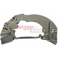 Splash plate brake disc front left METZGER for BMW 5