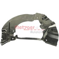 Splash plate brake disc front right METZGER for BMW 5