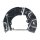 Splash plate front right brake disc METZGER for BMW 5 (E60)
