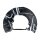 Splash plate front right brake disc METZGER for BMW 5 (E60)
