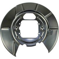 Spray Plate Brake Disc rear left sheet steel METZGER for...