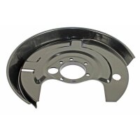 Spray Plate Brake Disc rear left sheet steel METZGER for...