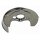 Spray Plate Brake Disc rear right sheet steel METZGER for e.g. AUDI A4