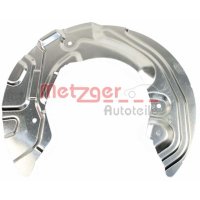 Splash plate brake disc front left METZGER for BMW 3