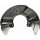 Splash plate front right brake disc METZGER for VW TRANSPORTER T5