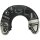 Brake disc splash guard front left METZGER for MERCEDES GLK-KLASSE (X204)