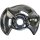 Brake disc splash guard front right METZGER for MERCEDES 124 notchback